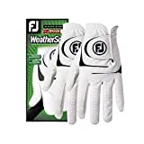 FootJoy Men’s WeatherSof 2-Pack Golf Glove White XX-Large, Worn on Left Hand