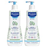 Mustela Baby Gentle Cleansing Gel – Baby Hair & Body Wash – with Natural Avocado fortified with Vitamin B5 – Biodegradable Formula & Tear-Free – 16.90 fl. oz. – 2-Pack