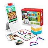 Osmo – Little Genius Starter Kit for Fire Tablet + Early Math Adventure-6 Educational Games-Ages 3-5-Counting, Shapes & Phonics-STEM Toy(Osmo Fire Tablet Base Included-Amazon Exclusive)
