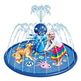 Blasland Splash Pad, Sprinkler for Kids – Octopus Splash Pads for Toddlers 1-3, Inflatable Summer Water Toys, Wading Kiddie Pool, Baby Pool, Kids Sprinklers for Yard, Outdoor Play Mat for Toddlers