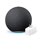 Echo (4th Gen) – Charcoal – bundle with Amazon Smart Plug