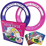 Flying Rings – Gifts for 5 Year Old Girls Best Toys for 7 Year Old Girls Ages 3-10 4-8 Year Old Hot Kids Games Toys for Girls Top Summer Activities for Kids Summer Present Gift Ideas for Boys 6 7 9 11