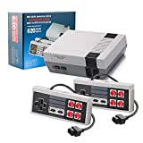 Classic Retro Console, 8-bit AV Output Mini NES Video Game Console Built-in 620 Games with 2 Classic Controllers for Christmas Birthday