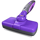 Hertzko Self-Cleaning Slicker Brush for Dogs, Cats – The Ultimate Dog Brush for Shedding Hair, Fur – Comb for Grooming Long Haired & Short Haired Dogs, Cats, Rabbits & More, Deshedding Tool, Cat Brush