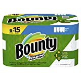 Bounty Select-A-Size Paper Towels, 6 Double Plus Rolls = 15 Regular Rolls