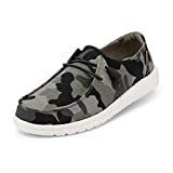 Hey Dude Women’s Wendy Camo Size 8 | Women’s Shoes | Women’s Lace Up Loafers | Comfortable & Light-Weight