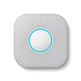 Google Nest Protect – Smoke Alarm – Smoke Detector and Carbon Monoxide Detector – Battery Operated , White – S3000BWES