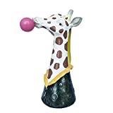 Gaolinci Blowing Bubble Animal Head Statue, Figurines with Piggy Bank Function, TV Cabinet Dining Table Decoration