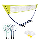 EastPoint Sports Badminton Sets Outdoor Games – Easy Setup Badminton, 4-Way Badminton, and Badminton Racket & Shuttlecock Sets