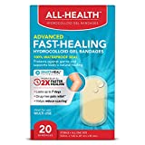 All Health All Health Advanced Fast Healing Hydrocolloid Gel Bandages, Regular 20 ct | 2X Faster Healing for First Aid Blisters or Wound Care, 20 Count