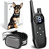 Extra Small Size Dog Training Collar with Remote – Perfect for Small Dogs 5-15lbs and Puppies – Waterproof & 1000 Ft Range