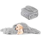 Dog Blankets for Medium Dogs, Washable Puppy Blankets for Small Boy Girls Plush Dog Fluffy Throw Blankets for Bed Couch Car and Truck Back Seat