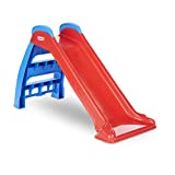 Little Tikes First Slide Toddler Slide, Easy Set Up Playset for Indoor Outdoor Backyard, Easy to Store, Safe Toy for Toddler, Slip And Slide For Kids (Red/Blue), 39.00”L x 18.00”W x 23.00”H