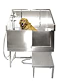 SHELANDY Stainless Steel Professional pet Dog Grooming Bath tub