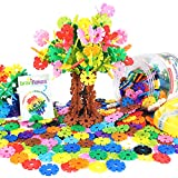 Brain Flakes 500 Piece Interlocking Plastic Disc Set – A Creative and Educational Alternative to Building Blocks – Tested for Children’s Safety – A Great Stem Toy for Both Boys and Girls