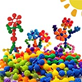 RAINBOW TOYFROG Star Flex Toy Building Sets-Create Puzzle Kids Building Toys – Toddler STEM Toys for 3 Year Old+ Boys and Girls