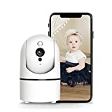 Indoor Camera, 1080P Pet Camera with Motion and Sound Detection, Pan/Tilt/Zoom WiFi Camera with Night Vision, 2-Way Audio & Cloud Services for Baby Monitor Home Security Camera