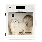 PESLIVE Pet Hair Dryer Box, Pet Grooming, Fast Drying, Adjustable Temperature and Time, Bottom-up Blowing and 360 Degree Warm Wind Cycle, Suitable for Cats and Small Dog Teddy, Corgi, Pomeranian