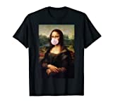 Mona Lisa Chewing Gum Leonardo da Vinci Shirt T-Shirt Art Print T-Shirt