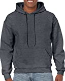 Gildan mens Fleece Hooded Sweatshirt, Style G18500 Shirt, Dark Heather, XX-Large US