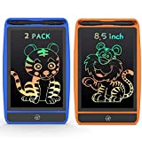 Graffiti Drawing Board LCD Writing Board Color with Screen Lock erasable Electronic Writing Board Home School Office Writing Board Learning Educational Toy Gift Travel car Drawing Board Blue-Orange