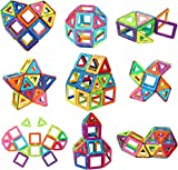 Magnetic Tiles Magnet Blocks – 40 PCS 3D Magnetic Building Tiles Toys for Kids Set