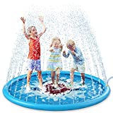 Jasonwell Splash Pad Sprinkler for Kids Splash Play Mat Outdoor Water Toys Inflatable Splash Pad Baby Toddler Pool Boys Girls Children Outside Backyard Dog Sprinkler Pool for Age 1 2 3 4 5 6 7 8 9