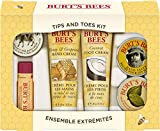 Burt’s Bees Gift Set, 6 Products – 2 Hand Cream, Foot Cream, Cuticle Cream, Hand Salve & Lip Balm, Tips & Toes Kit in Giftable Tin, Travel Size