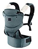 Baby Carrier, Baby Carrier Newborn to Toddler, Baby Carrier Wrap, Baby Backpack Carrier with Lumbar Support&Air Mesh for 4-36 Months Baby, Infant Toddler Carrier for All Season&Position