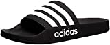 adidas Men’s Adilette Shower Slides Black/White/White 11
