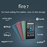 Fire 7 tablet, 7″ display, 32 GB, latest model (2019 release), Plum