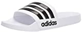 adidas Men’s Adilette Shower Slides White/Core Black/White 13