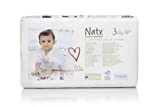 Naty by Nature Babycare Eco-Friendly Premium Disposable Diapers for Sensitive Skin, Size 3, 52 Count (Pack of 2)