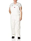 Dickies Industrial Wear mens Painters Bib Overall , White, 36W x 32L US