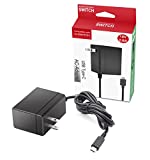15V 2.6A AC Adapter Replacement for Nin-tendo Switch Game Console Switch Lite, Switch Dock Switch Pro Controller, Wall Charger with 5ft Type C Cable (Support TV Mode / Dock Station)