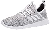 adidas Women’s Cloud foam Pure Running Shoe, white/white/black, 8 Medium US