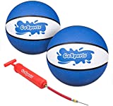 GoSports Blue Water Basketballs Set of 2 – Size 3 (7″) Pool Basketballs for Splash Hoop PRO and Similar Pool Hoops
