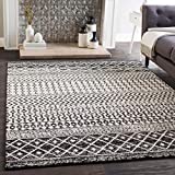 Artistic Weavers Chester Boho Moroccan Area Rug,6’7″ x 9′,Black