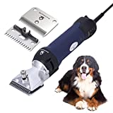 Professional Dog Grooming Clippers for Thick Coats – Dog Shears Heavy Duty Hair Trimmer Kit for XL Large Dogs, Horses, Farm Livestock