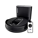 Shark IQ App-Controlled Self-Charging Robot Vacuum, RV100AE/UR1000SR – Black (Renewed)