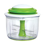 Chef’n VeggiChop Hand-Powered Food Chopper (Arugula), 5.5″ x 5.5″ x 5″