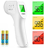 Forehead Thermometer for Adults with 3 in 1 Digital LCD Display, Fever Alarm, Accurate Reading and Memory Function Non-Contact Forehead Thermometer for Body, Room and Surface Measurement