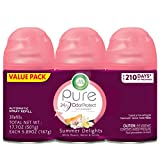 Air Wick Automatic Air Freshener Spray Refill, Fresh Waters, 3ct, 5.89oz, Essential Oils, Odor Neutralization