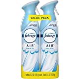 Febreze Air Freshener Spray, Linen & Sky, Odor Eliminator for Strong Odors,8.8 Ounce (Pack of 2)