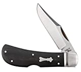Case Cutlery 8837 Bose Locking Lanny’s Clip Smooth Ebony Wood (TB712020 154-CM)