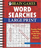 Brain Games – Word Searches – Large Print (Red)