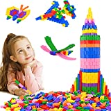 Kids 600pcs Set Building Blocks Construction Toy – Learning Playset STEM Toy Set Educational Kit Child Branin Development Preschool Kindergarten Toy