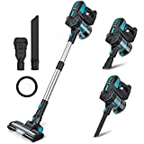 INSE Cordless Vacuum Cleaner, Lightweight Stick Vacuum Up to 45min Runtime, 6-in-1 Vacuum Cleaner with 2200mAh Rechargeable Battery, Powerful Cordless Stick Vacuum for Hardwood Floor Pet Hair Home-V70