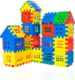 Toptoday Interlocking Building Blocks Toys for Kids – Toddlers Building Blocks Educational Toys Set 70 PCS 28F