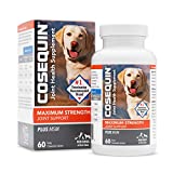 Nutramax Cosequin Maximum Strength Joint Health Supplement for Dogs – With Glucosamine, Chondroitin, and MSM, 60 Chewable Tablets